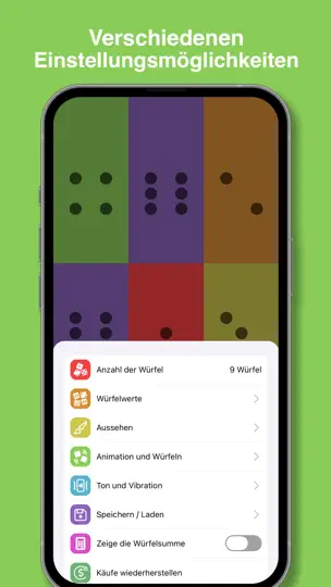 Screenshot von Würfelroller! auf dem iPhone 5