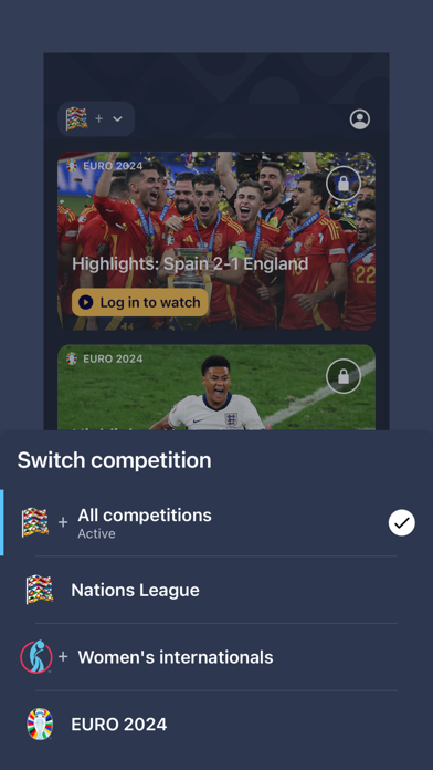 Nations League & Women's EURO Screenshot