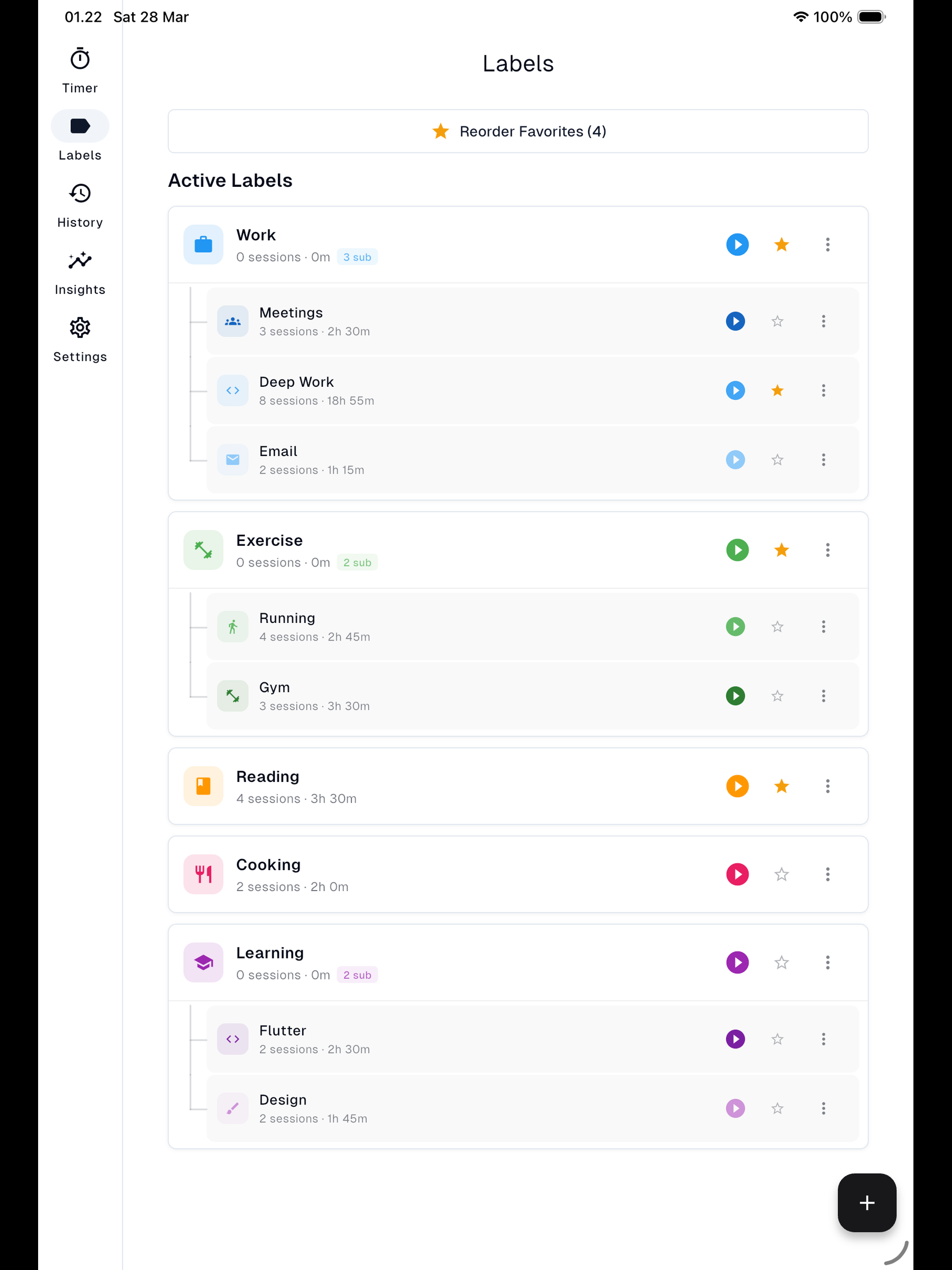 TimeTrack: Work & Study Timer