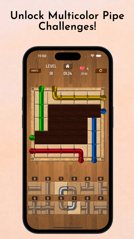 #6. Pipe Puzzle Funia (iOS) By: Alphaved Private Limited