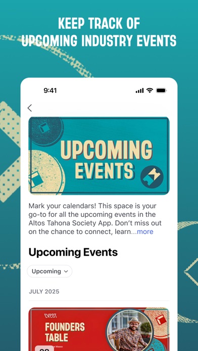 Altos Tahona Society iPhone screenshot 6 - Social Networking app