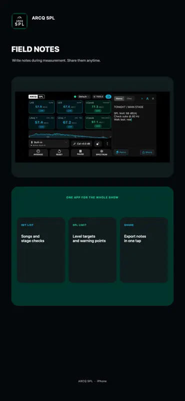 ARCQ SPL - SPL Meter screenshot 4 of 6