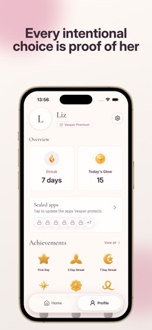 Vesper: Screen Time Blocker screenshot