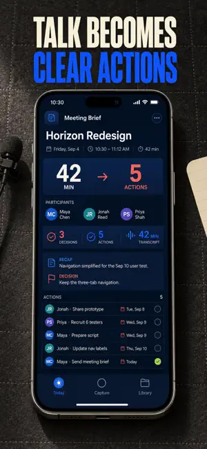 AI Voice Notes: Audio to Text screenshot 1