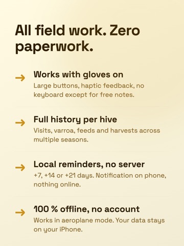 Beehive Log : Kombix iPad screenshot