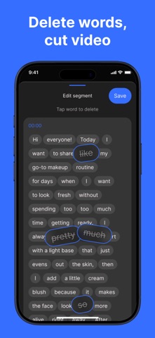 Video Editor with Descript AI screenshot