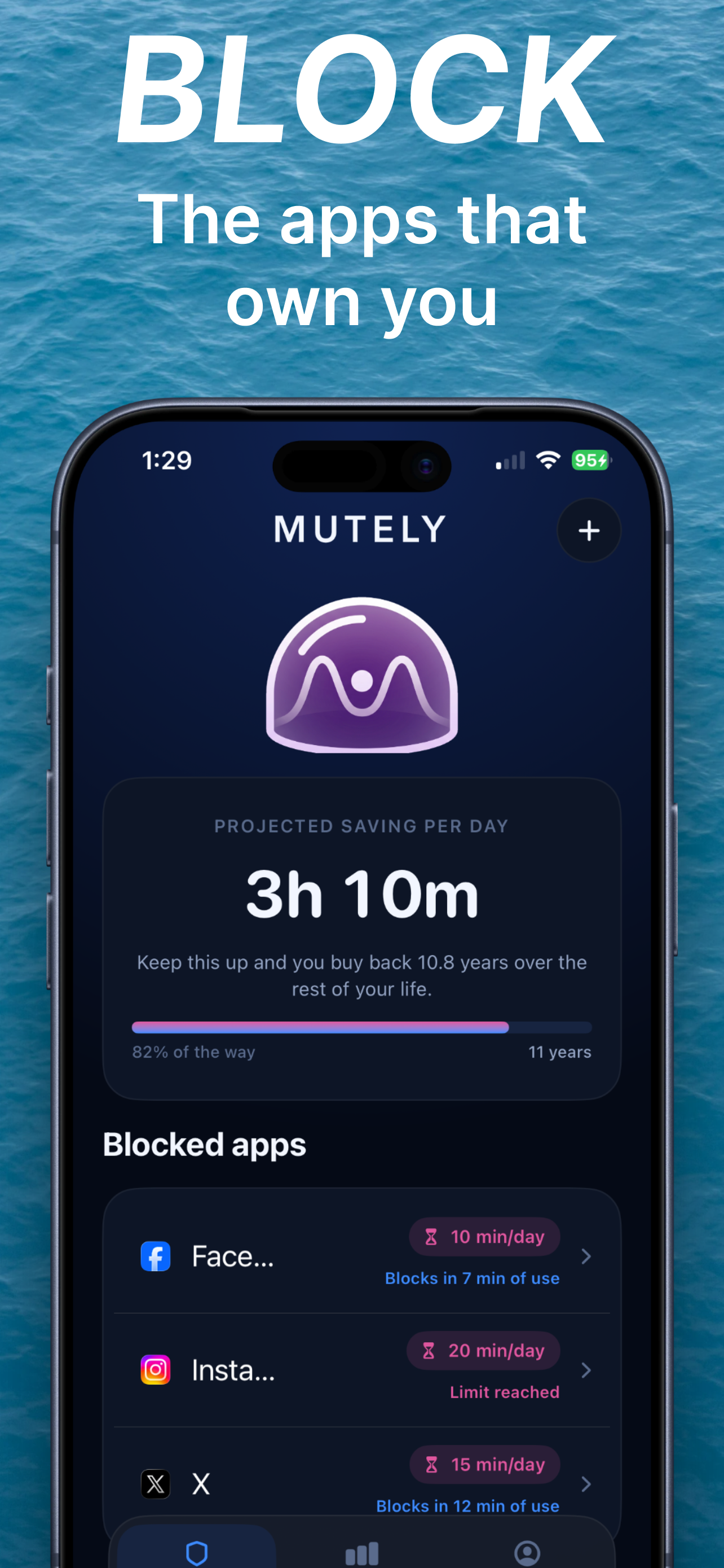 Mutely — App Blocker screenshot 2