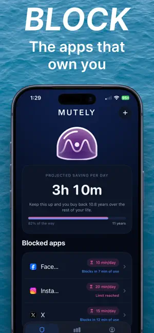 Mutely — App Blocker screenshot 2