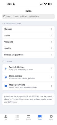 mORK - Mobile Amtgard Screenshot 5 of 10