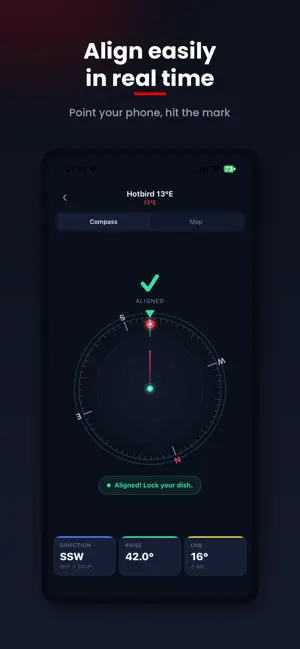 Satelio - Satellite Finder screenshot 1