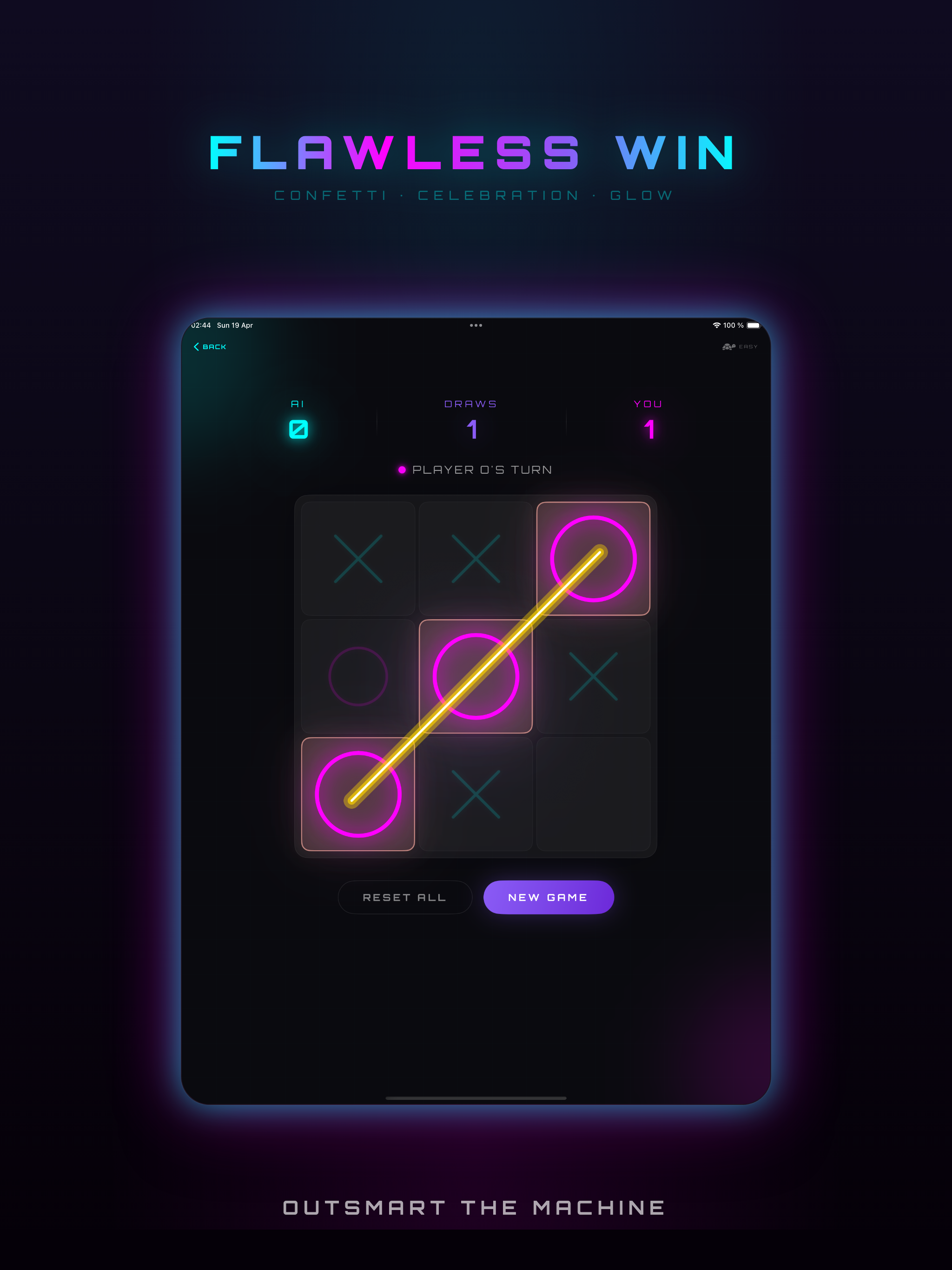 Noughts and Crosses: Neon XO