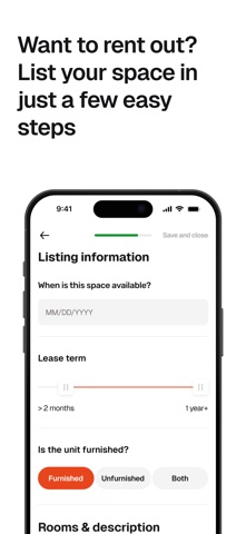 TrueSpaces 1–12+ Month Rentals iPhone screenshot
