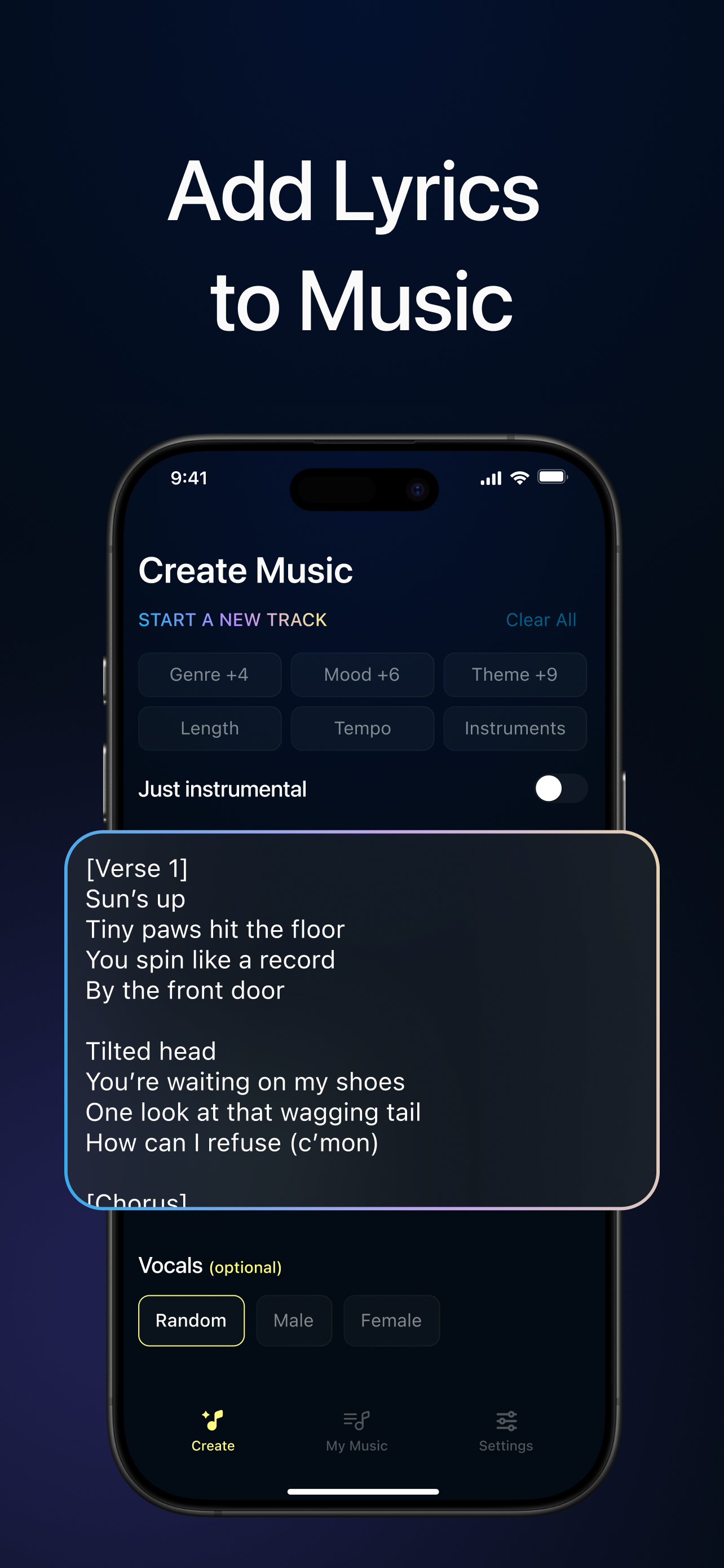 Tune ai music: SoundrawyApp screenshot 3