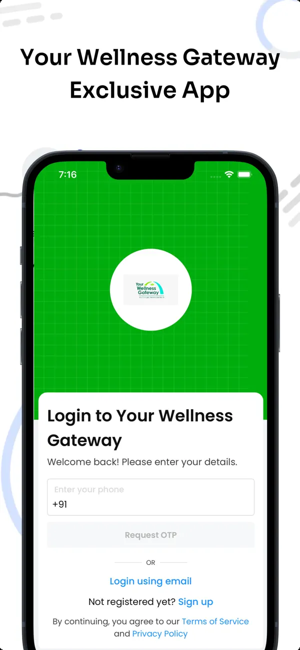 Screenshot #1 pour Wellness Gateway