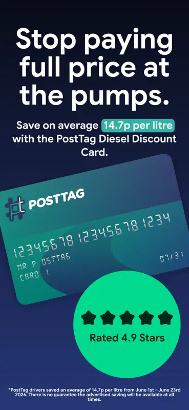 PostTag - Diesel Discount Card screenshot 1 of 6