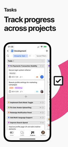 BridgeApp - Team Collaboration iPhone screenshot