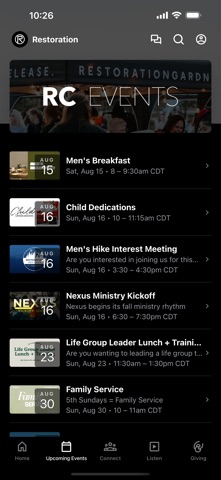 App screenshot