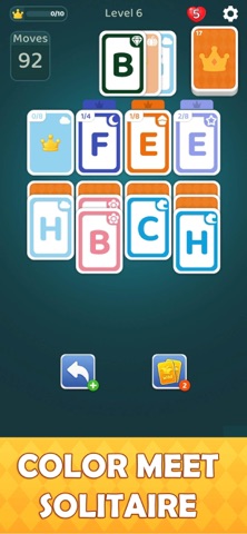 Color Solitaire: Sort Cards Screenshot 1 of 5