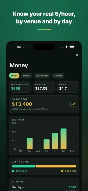 Tiplo: Server Tip Tracker screenshot 2
