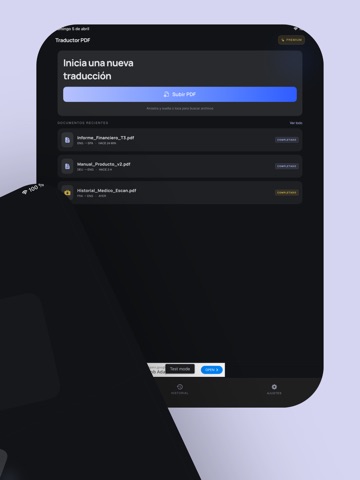 PDF OCR Translator iPad screenshot