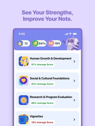 NCE Exam Prep 2026 | EZPrep iPad screenshot