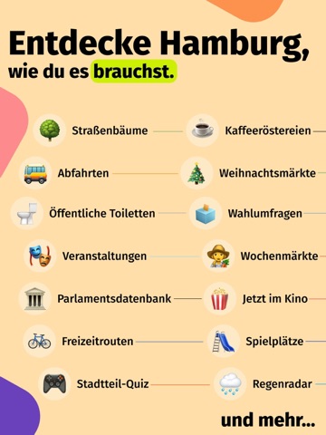 Franzbrötchen - Hamburg Guide iPad screenshot 1