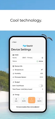 SeaAir iPhone screenshot