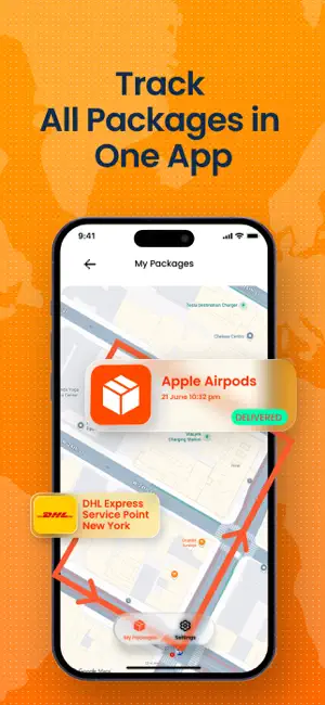 Shippr: Global Package Tracker screenshot 2