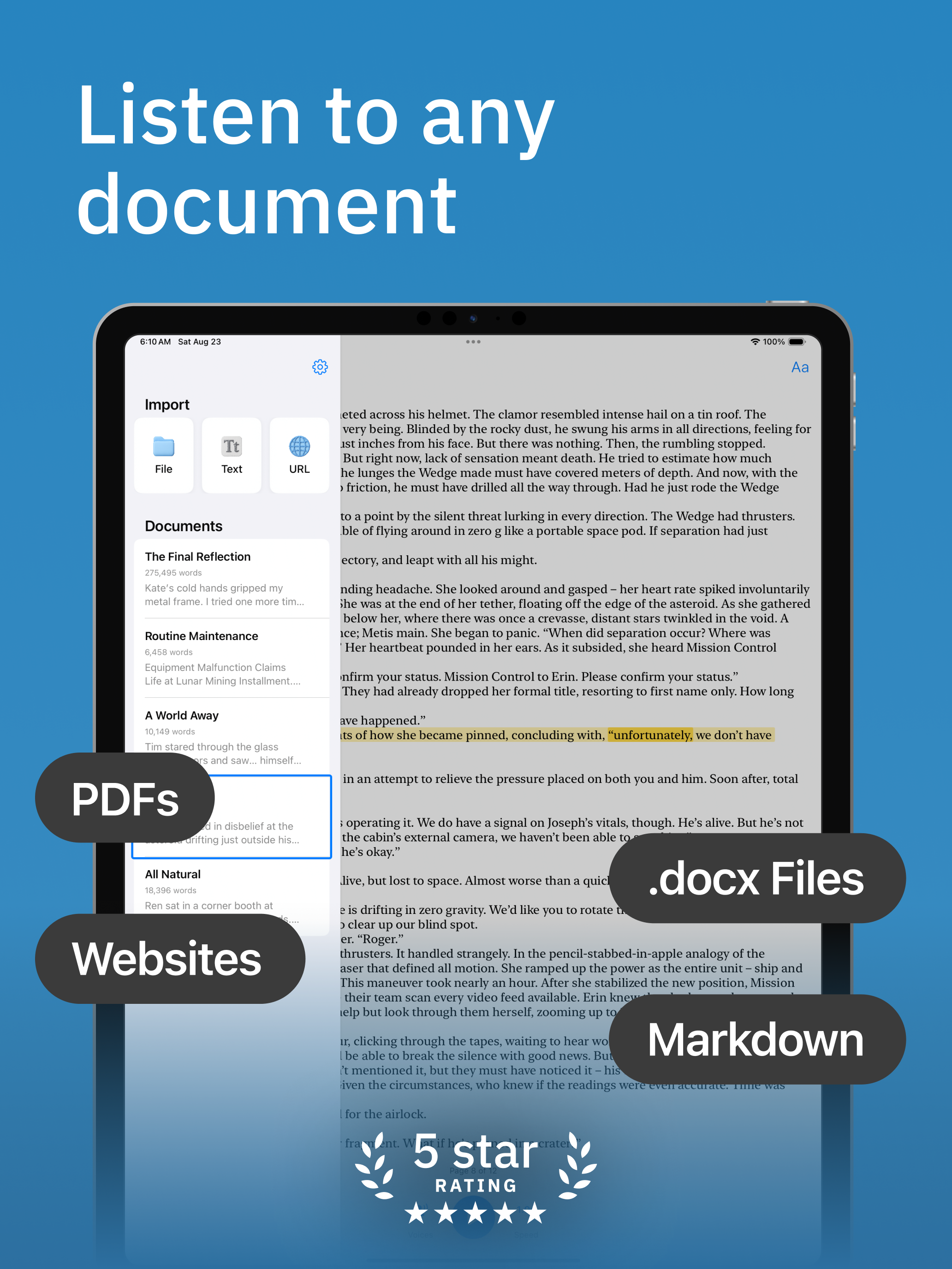 ReadBack - Text to Speech screenshot 8