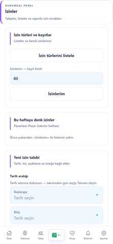 Personel Takip Pro screenshot
