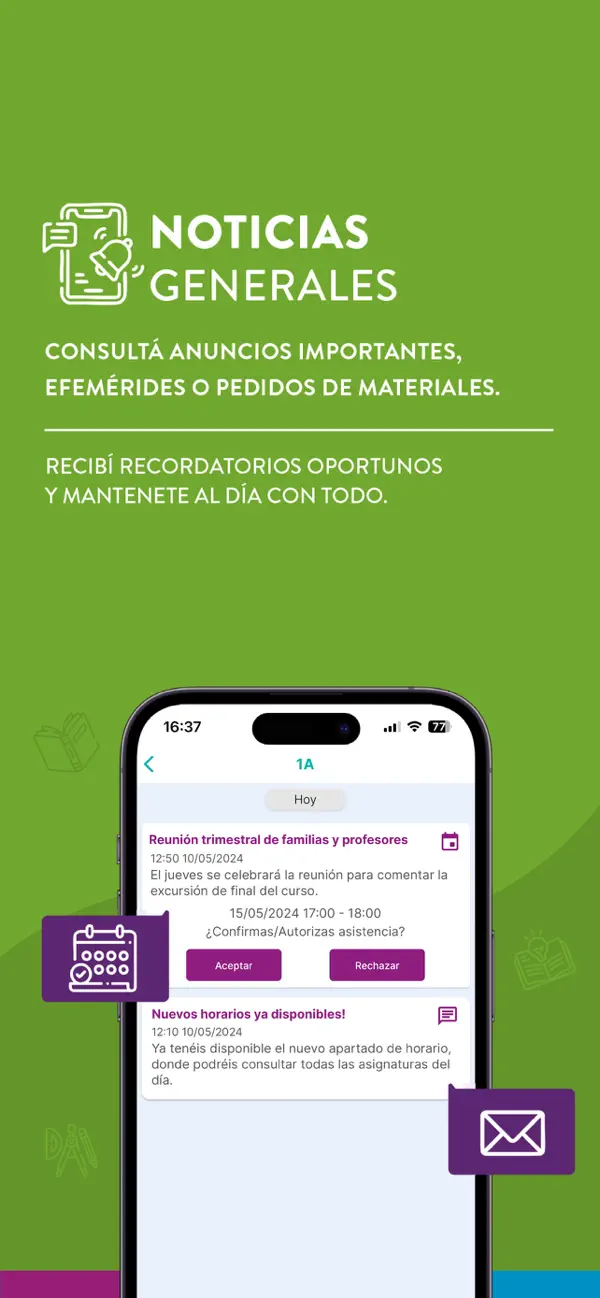 Screenshot #2 pour Cuaderno Digital VL