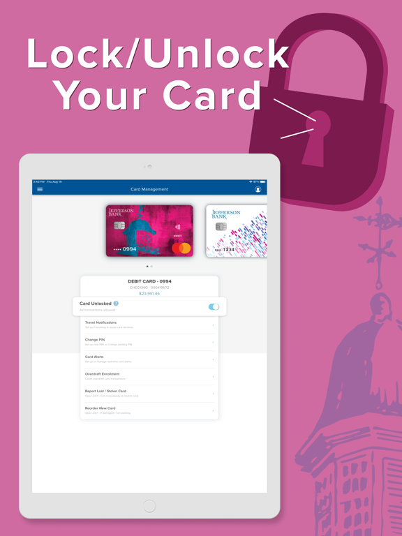 Jefferson Bank - Mobile iPad screenshot 5 - Finance app