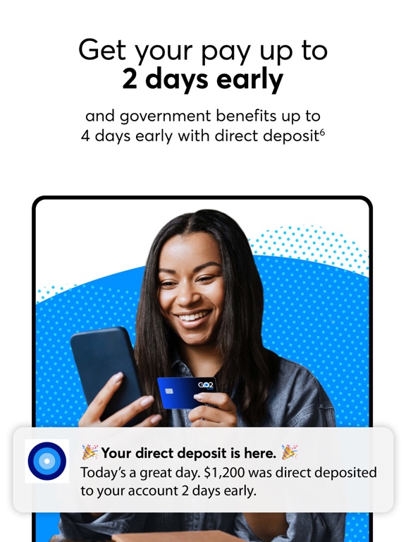 GO2bank: Mobile banking iPad screenshot 7 - Finance app