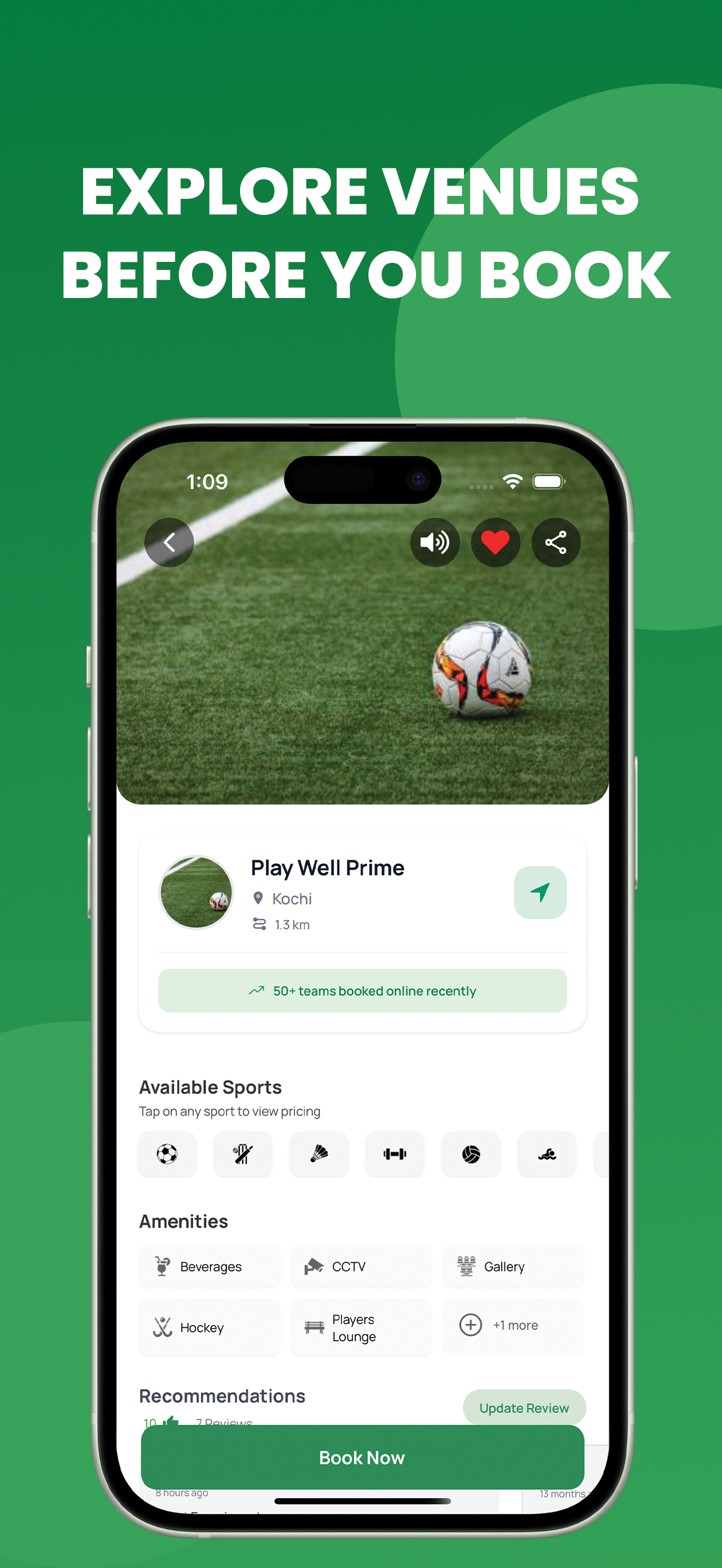 Playspots- Sports facilities screenshot 4