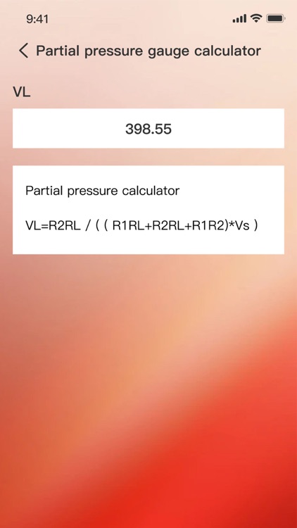 Partial pressure calculator screenshot-3