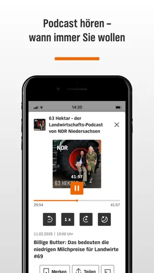 Screenshot von NDR Niedersachsen auf dem iPhone 6