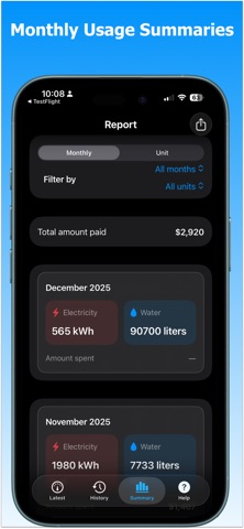 Utility Meters Tracker Screenshot 5 of 5