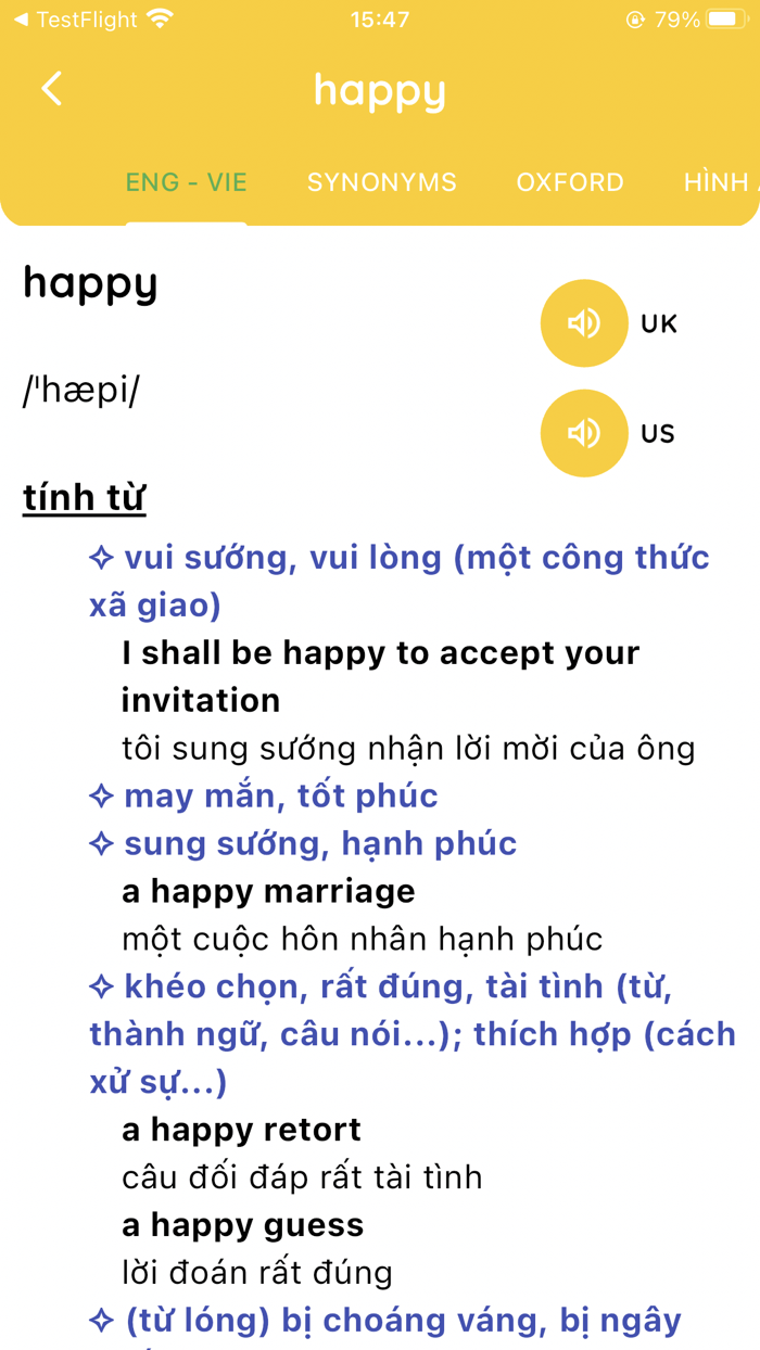 Từ Điển - Tra Cứu Tiếng Anh