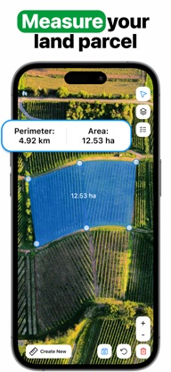 GPS Field Area Measure on Map screenshot 1