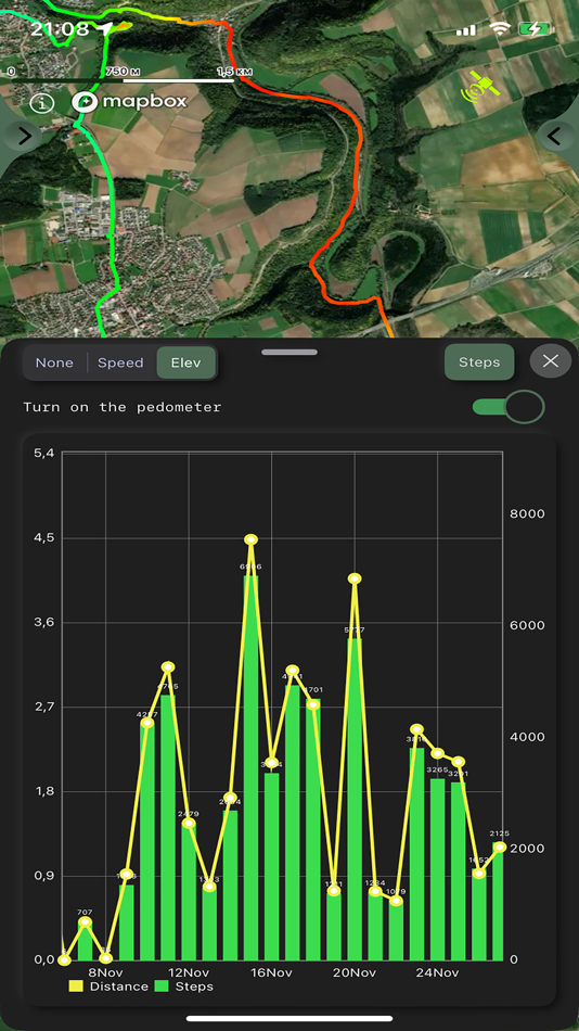#4. GPS Tracker: Offline Maps, GPX (iOS) 由: SERGEI BEZDENEZHNYKH