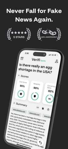 Verifi - Fact checker screenshot