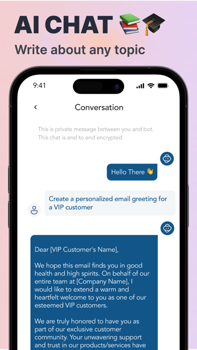 Screenshot #3 pour AI Chat - Assistant Chatbot