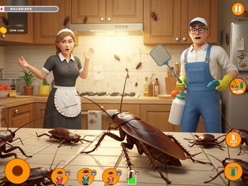 Idle Pest Cleaning Game 3D iPad screenshot