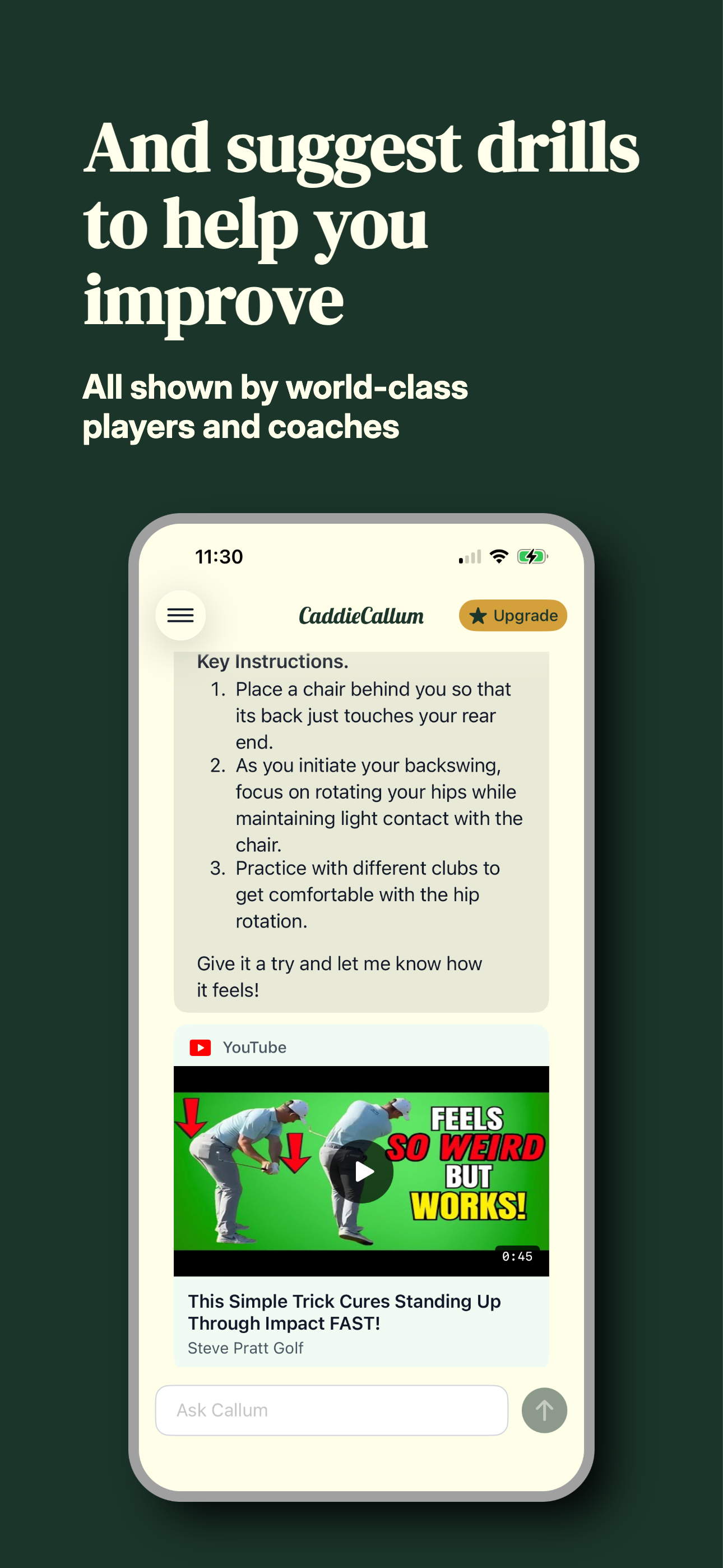 Caddie Callum screenshot 3