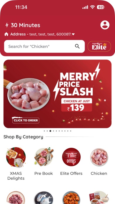 Screenshot 1 of TenderCuts - Fresh Meat & Fish App