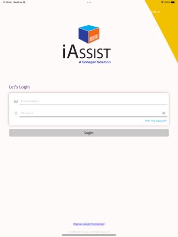 iAssist Mobile iPad screenshot