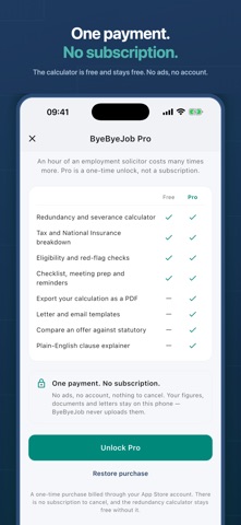 ByeByeJob: Severance & Layoff Screenshot 6 of 6