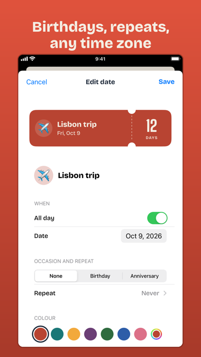 Daystub: Countdown Widget screenshot 4