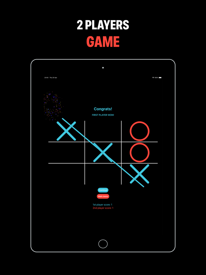 TicTacToe X and O Board Game