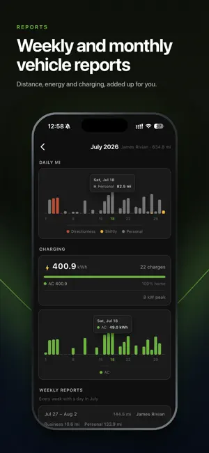 Shiftly for Rivian - Drive Log screenshot 3